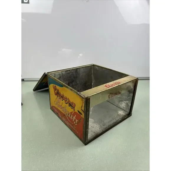 Clevera Biskuits Tin Biscuits Vintage Advertising Store Display 1930s German